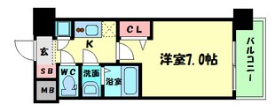 レジュールアッシュウエストレジスの物件間取画像